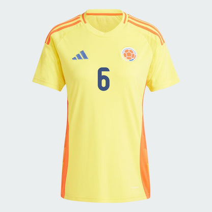 Women's 2024 Colombia D. MACHADO 6 Home Replica Jersey