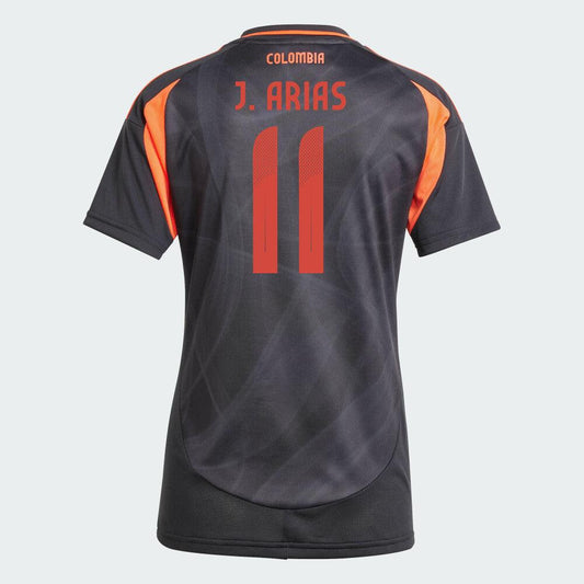 Women's 2024 Colombia J. ARIAS 11 Away Replica Jersey