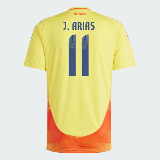 Youth 2024 Colombia J. ARIAS 11 Home Replica Jersey