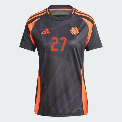 Women's 2024 Colombia J. CAMPAZ 27 Away Replica Jersey