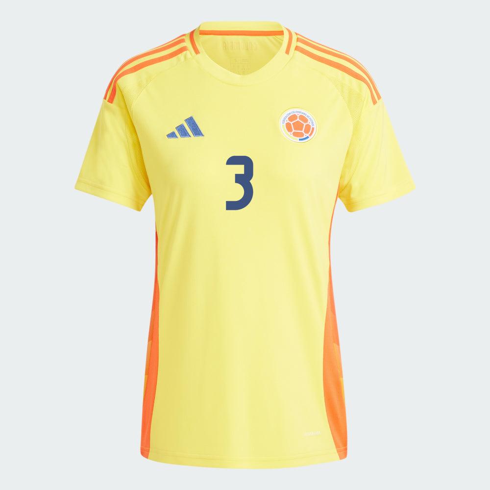 Women's 2024 Colombia J. LUCUMI 3 Home Replica Jersey