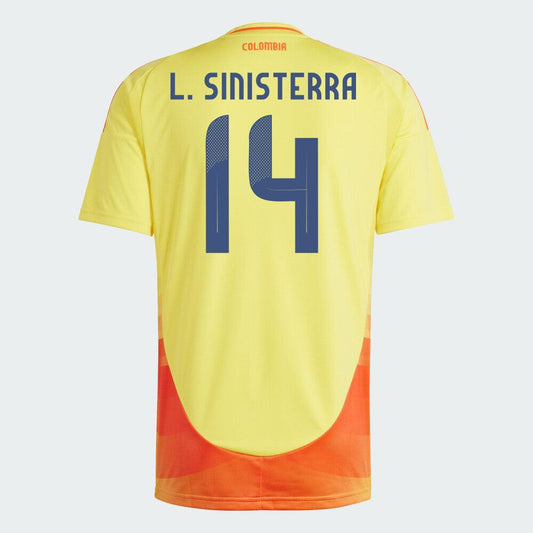 Youth 2024 Colombia L. SINISTERRA 14 Home Replica Jersey