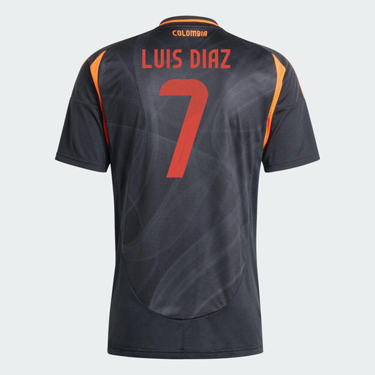 Youth 2024 Colombia LUIS DIAZ 7 Away Replica Jersey