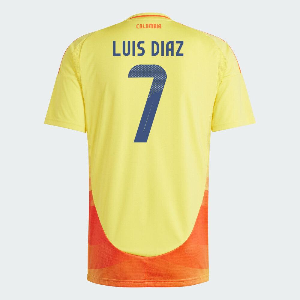 2024 Colombia LUIS DIAZ 7 Home Replica Jersey