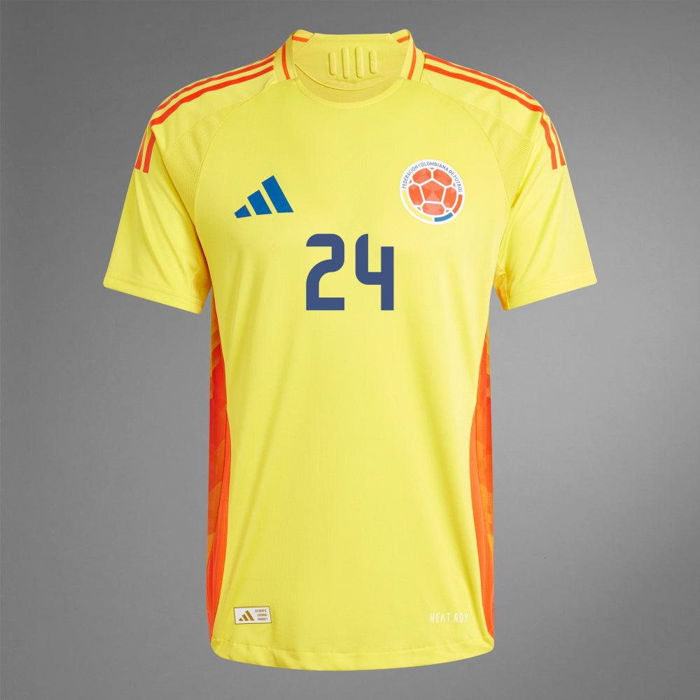 2024 Colombia M. CASSIERRA 24 Home Replica Jersey