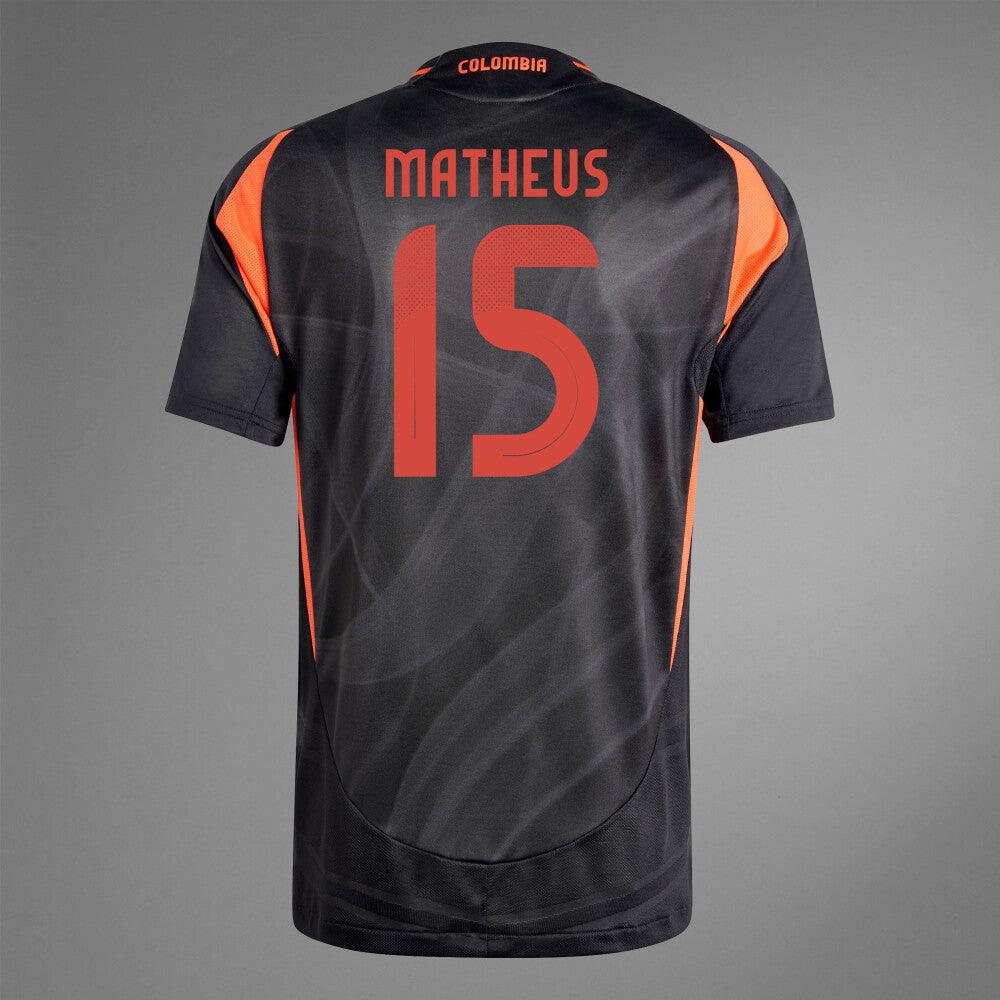 2024 Colombia MATHEUS 15 Away Replica Jersey