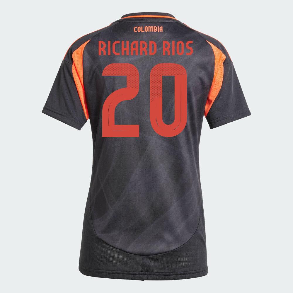 Women's 2024 Colombia RICHARD RIOS 20 Away Replica Jersey