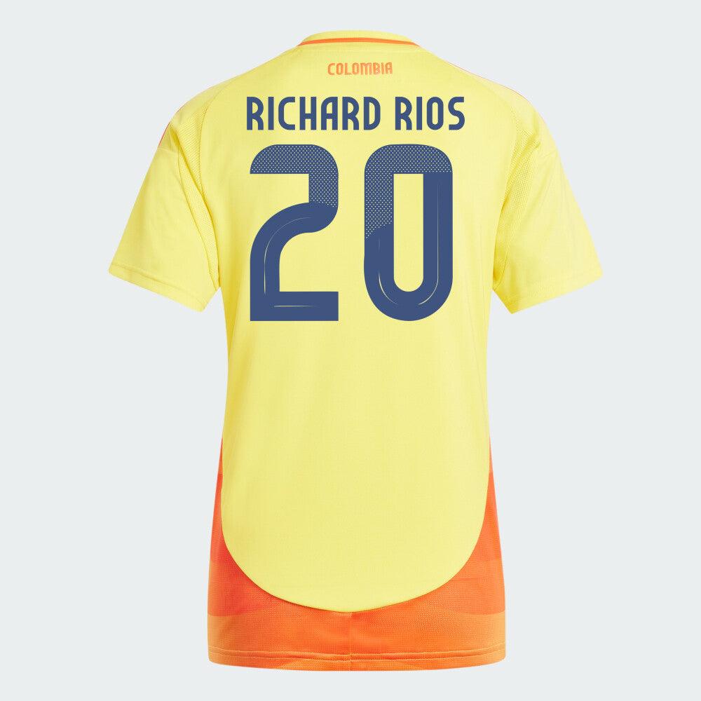 Women's 2024 Colombia RICHARD RIOS 20 Home Replica Jersey