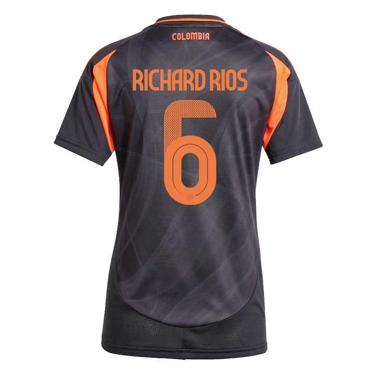 Women's 2024 Colombia RICHARD RIOS 6 Away Replica Jersey