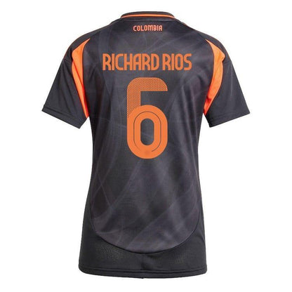 Women's 2024 Colombia RICHARD RIOS 6 Away Replica Jersey