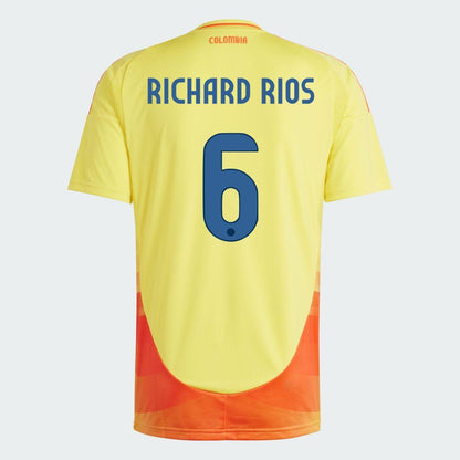 2024 Colombia RICHARD RIOS 6 Home Replica Jersey