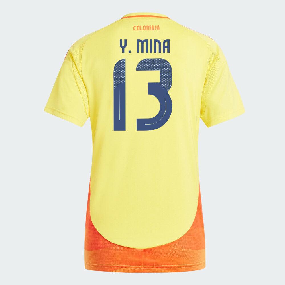 Women's 2024 Colombia Y. MINA 13 Home Replica Jersey