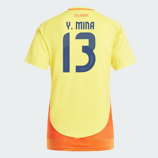 Women's 2024 Colombia Y. MINA 13 Home Replica Jersey