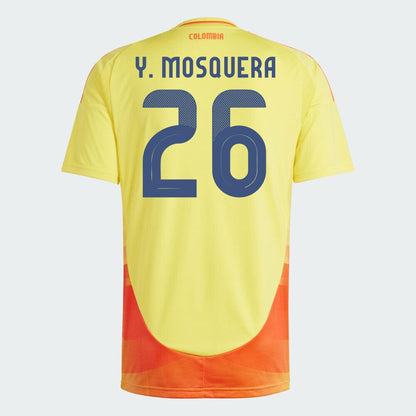 2024 Colombia Y. MOSQUERA 26 Home Replica Jersey