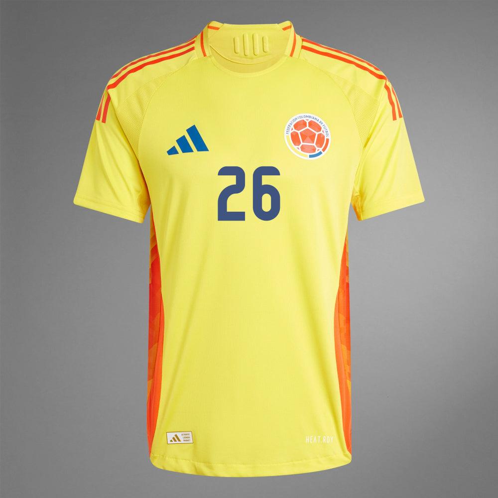 2024 Colombia Y. MOSQUERA 26 Home Replica Jersey