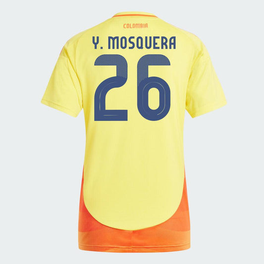 Women's 2024 Colombia Y. MOSQUERA 26 Home Replica Jersey