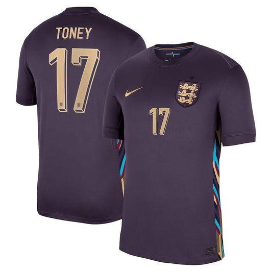 Youth 2024 England Toney 17 Away Replica Jersey