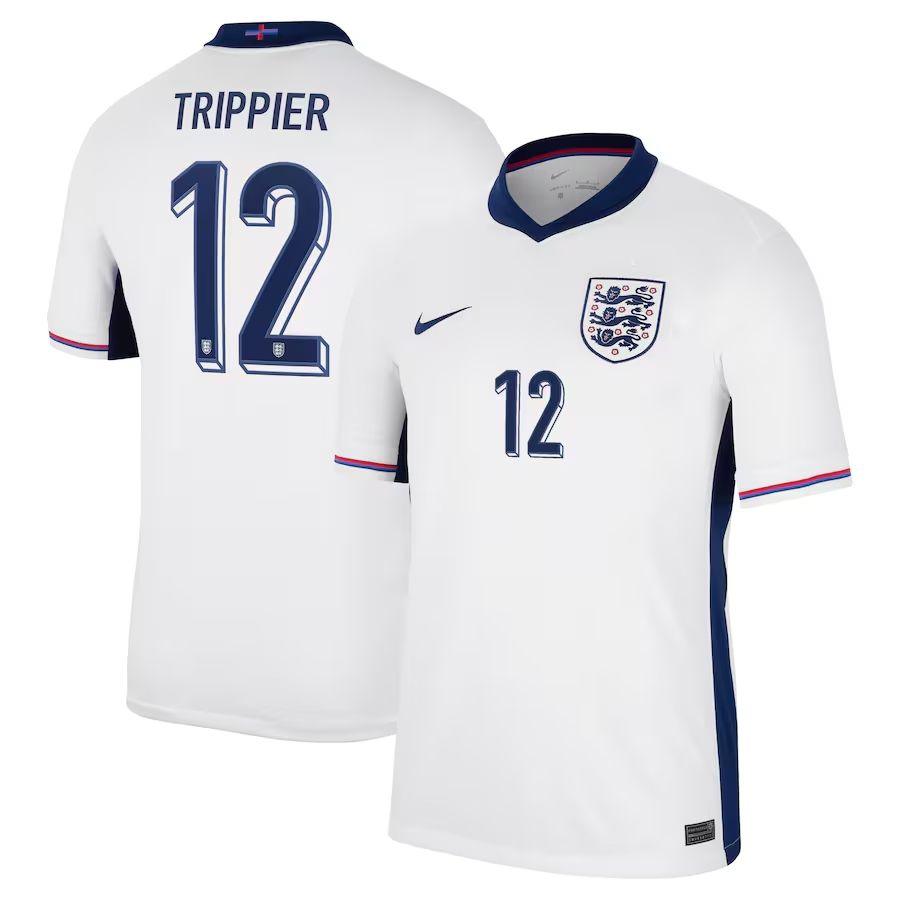 Youth 2024 England Trippier 12 Home Replica Jersey