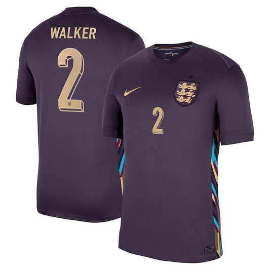 Youth 2024 England Walker 2 Away Replica Jersey