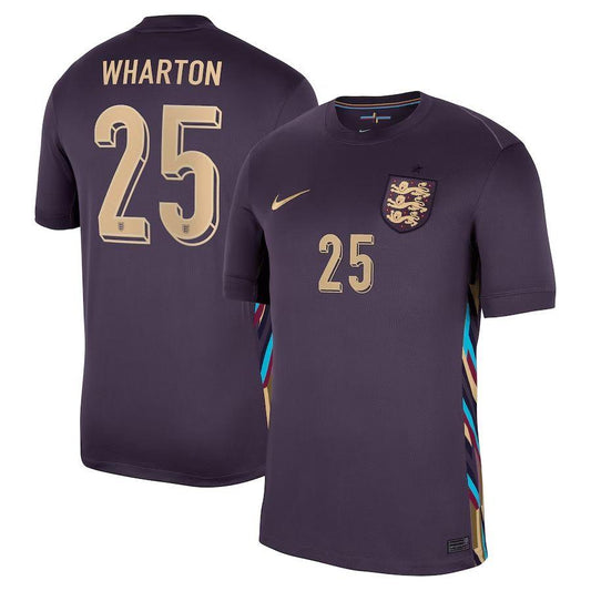 Youth 2024 England Wharton 25 Away Replica Jersey