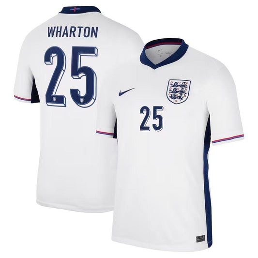 Youth 2024 England Wharton 25 Home Replica Jersey