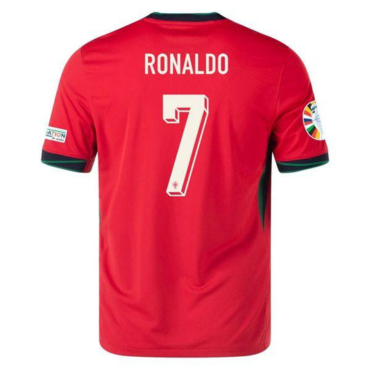 Youth 2024 Euro Portugal Home Replica Jersey Ronaldo #7