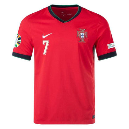 Youth 2024 Euro Portugal Home Replica Jersey Ronaldo #7