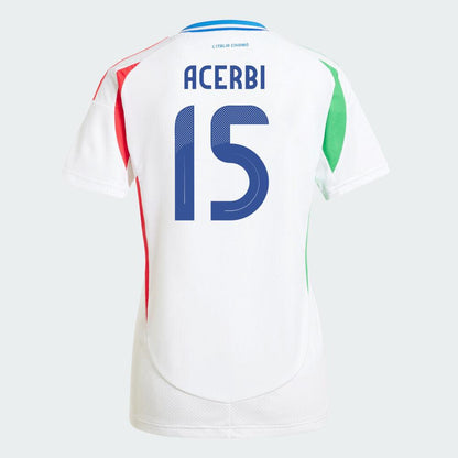 Women's 2024 Italy ACERBI 15 Away Replica Jersey