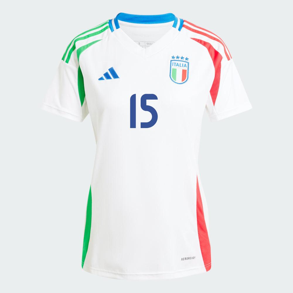 Women's 2024 Italy ACERBI 15 Away Replica Jersey