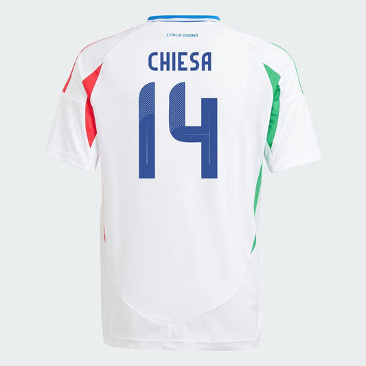 Youth 2024 Italy CHIESA 14 Away Replica Jersey