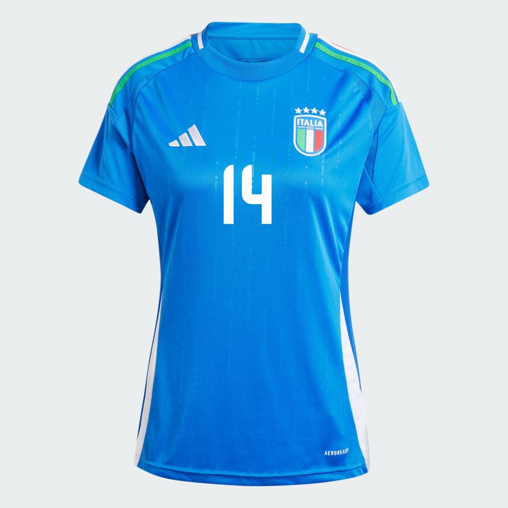 Women's 2024 Italy CHIESA 14 Home Replica Jersey