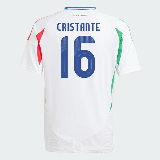 Youth 2024 Italy CRISTANTE 16 Away Replica Jersey