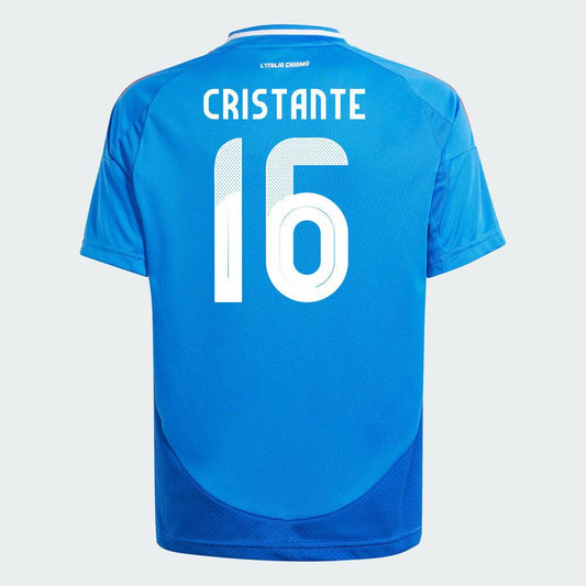 Youth 2024 Italy CRISTANTE 16 Home Replica Jersey