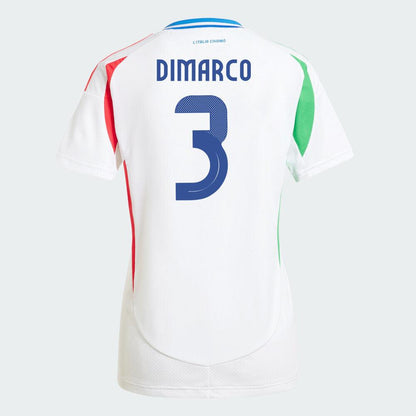 Women's 2024 Italy DIMARCO 3 Away Replica Jersey