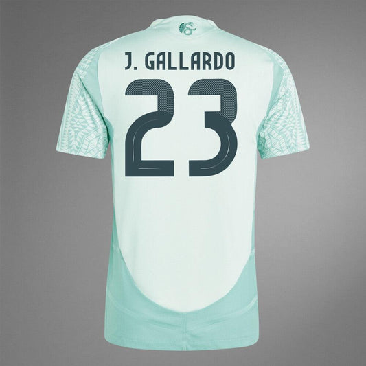 2024 Mexico J. GALLARDO 23 Away Authentic Jersey