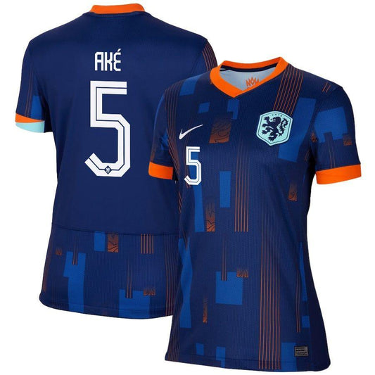 Women's 2024 Netherlands Ake 5 Away Replica Jersey