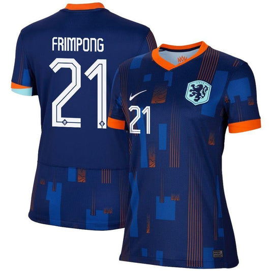 Women's 2024 Netherlands Frimpong 21 Away Replica Jersey