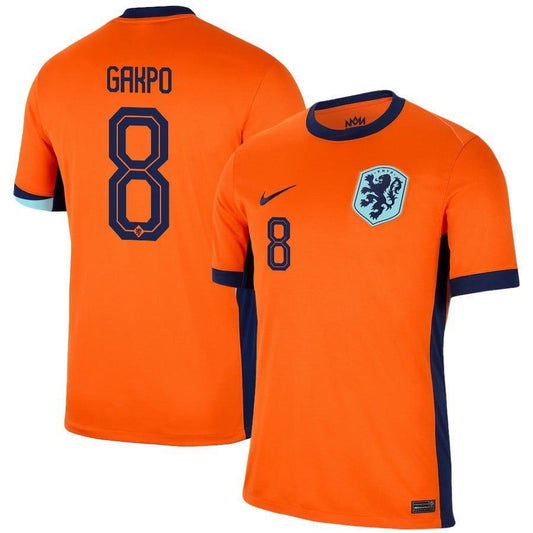 Youth 2024 Netherlands Gakpo 8 Home Replica Jersey