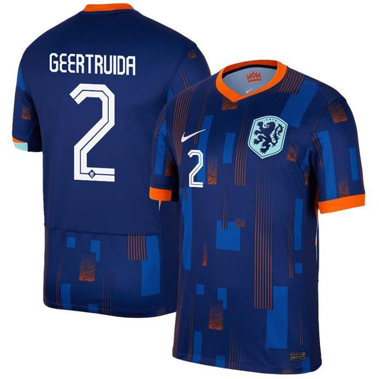 Youth 2024 Netherlands Geertruida 2 Away Replica Jersey