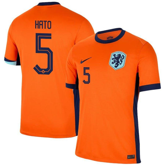 Youth 2024 Netherlands Hato 5 Home Replica Jersey