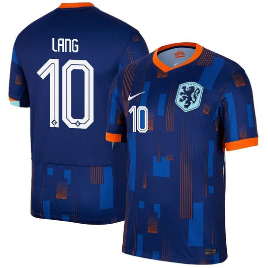 Youth 2024 Netherlands Lang 10 Away Replica Jersey