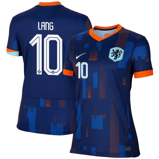 Women's 2024 Netherlands Lang 10 Away Replica Jersey