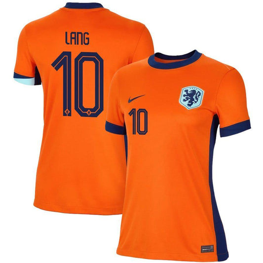 Women's 2024 Netherlands Lang 10 Home Replica Jersey