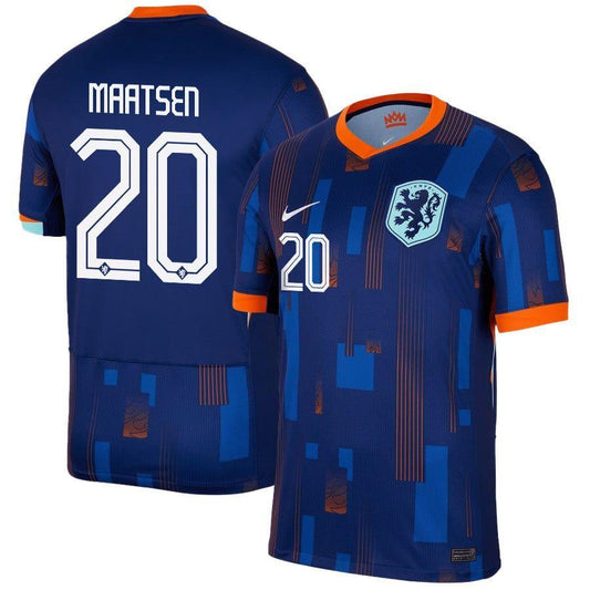 Youth 2024 Netherlands Maatsen 20 Away Replica Jersey