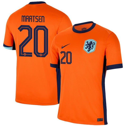 Youth 2024 Netherlands Maatsen 20 Home Replica Jersey