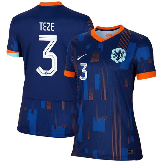 Women's 2024 Netherlands Teze 3 Away Replica Jersey