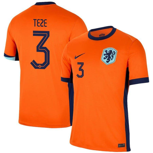 Youth 2024 Netherlands Teze 3 Home Replica Jersey