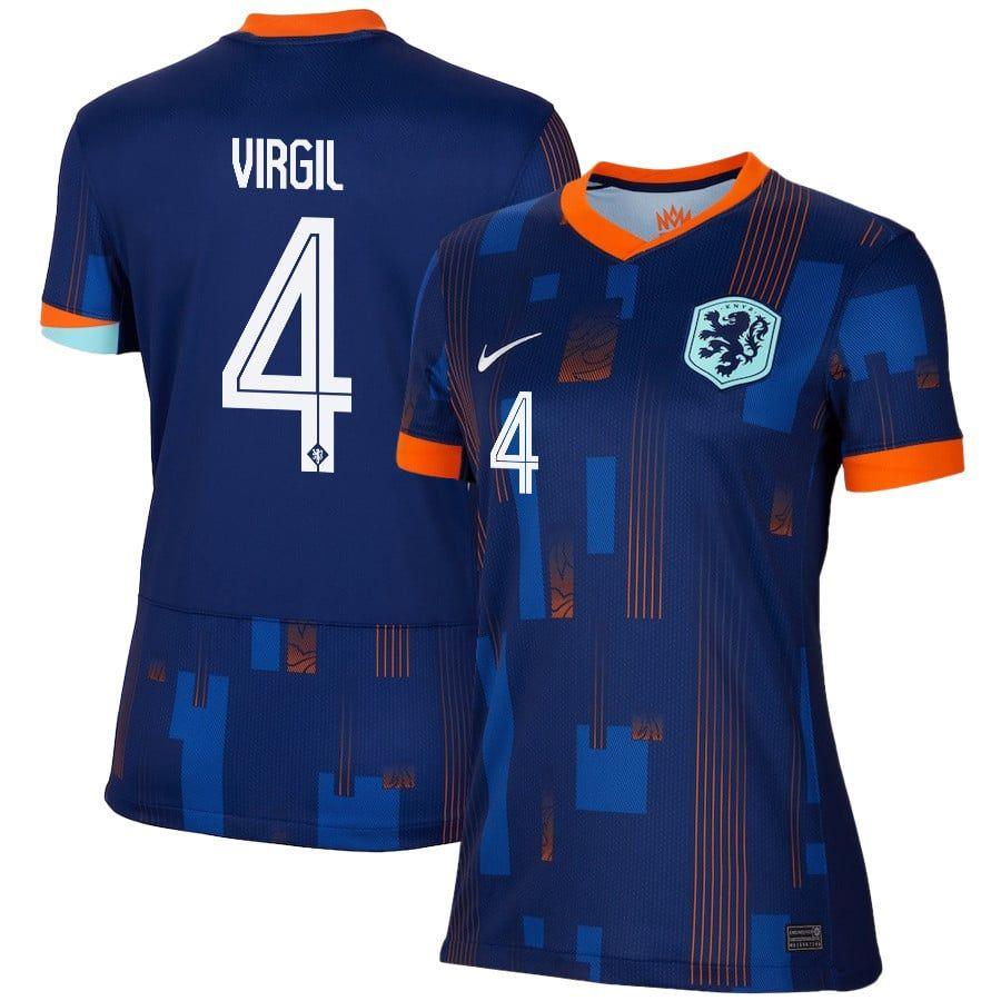 Women's 2024 Netherlands Virgil 4 Away Replica Jersey