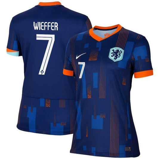 Women's 2024 Netherlands Wieffer 7 Away Replica Jersey