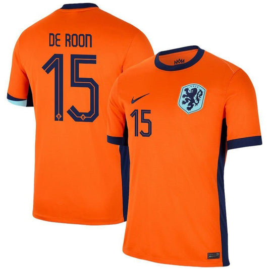 Youth 2024 Netherlands de Roon 15 Home Replica Jersey